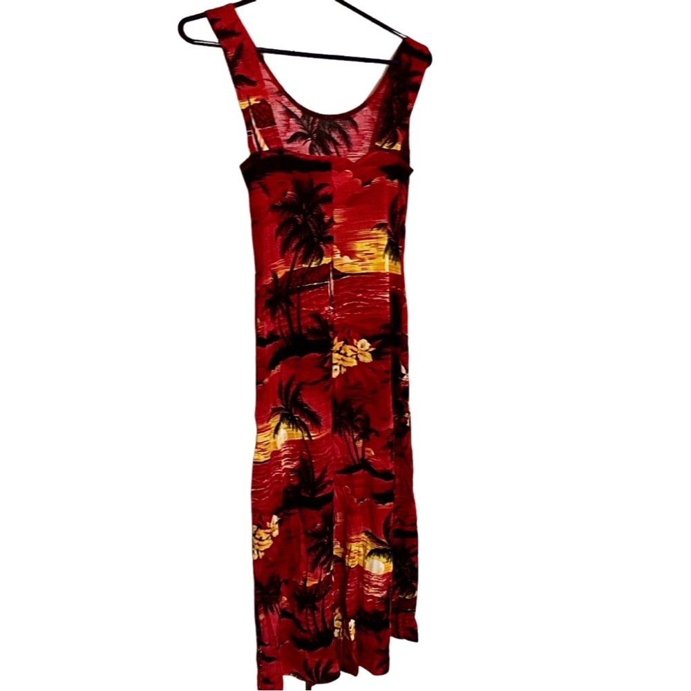 HAWAIIAN MAXI DRESS | Exotic Tropical Vintage Floral Pattern | Women’s Size 4-6 - Picture 3 of 17